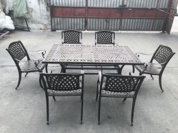 Outdoor sofa and Aluminum table and chairs to Dubai Customer