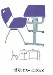 student desk and chair/metal wooden school furniture-YX-E15