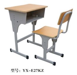 Cheap Adjustable height student desk and chair-YX-E27