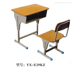 wooden student desk and chair,school set,school desk-YX-E29