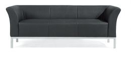 3-seat office leather sofa-DL-722
