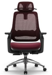 silver mesh office chairs-GS004