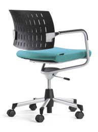 Modern study metal frame trainning chair stackable office chair with tablet